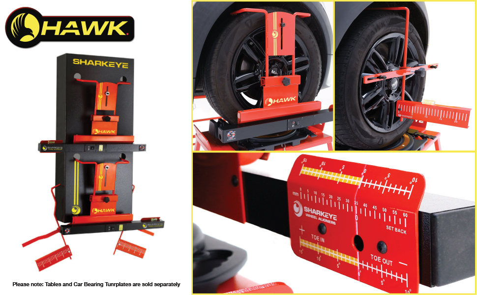 quicktrak sharkeye hawk 4 wheel laser aligner