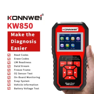 Konnwei KW850 Car OBD2 Diagnostic Scanner